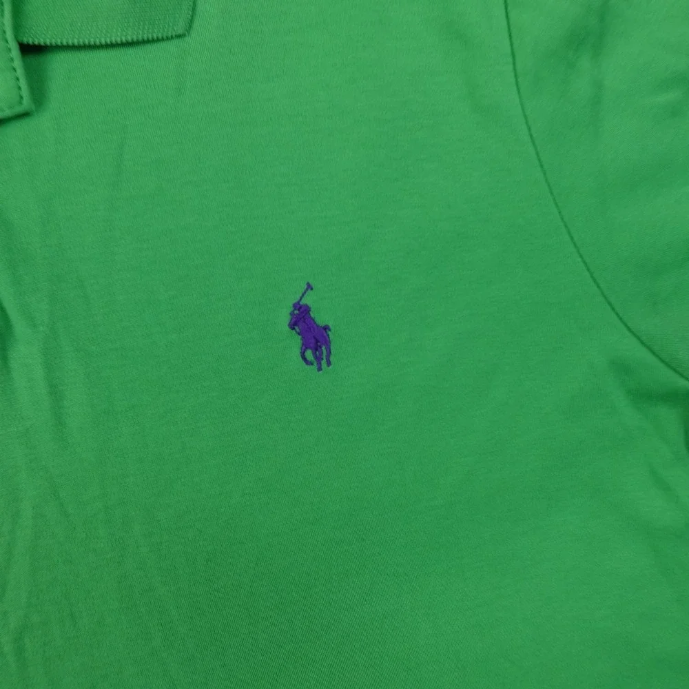Ralph Lauren Polo Shirt Mens XL Green Pony Logo Short Sleeve Golf Preppy Casual